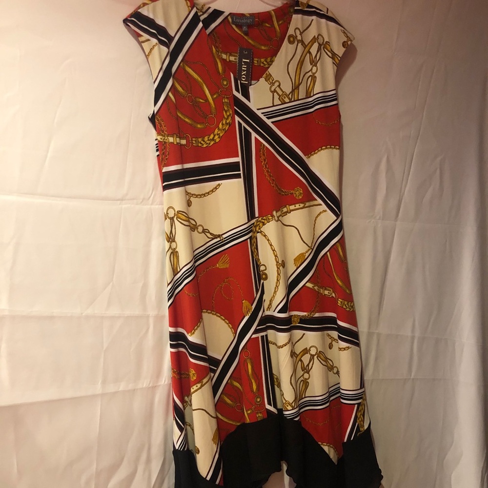 Luxology chain pattern dress